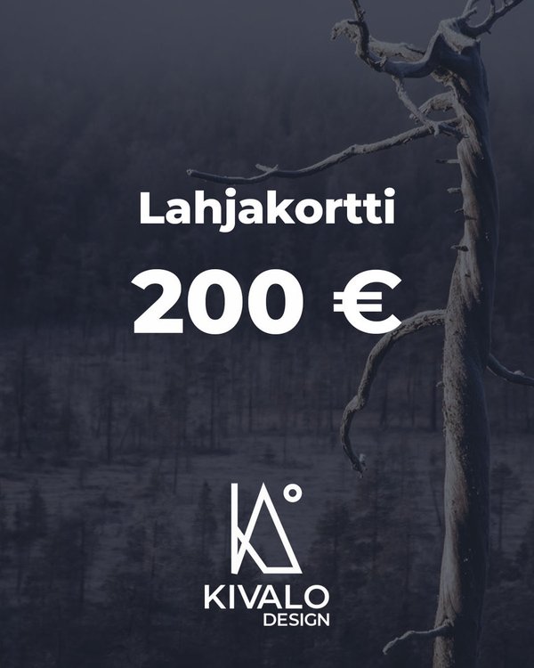 Kivalo Lahjakortti 200€